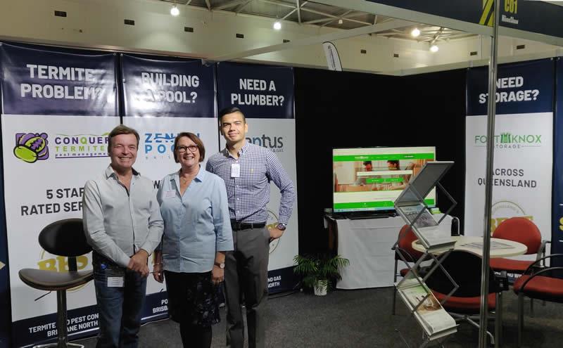 At the Brisbane Home Show