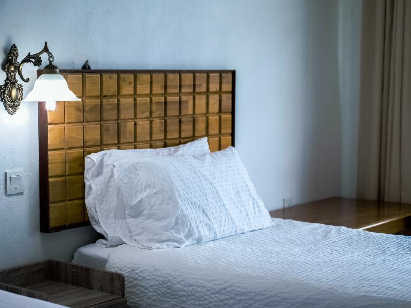 Similarly, the bed also provides some respite, though the spaces between the wood panelling make it easier for bed bugs to find shelter during the day.